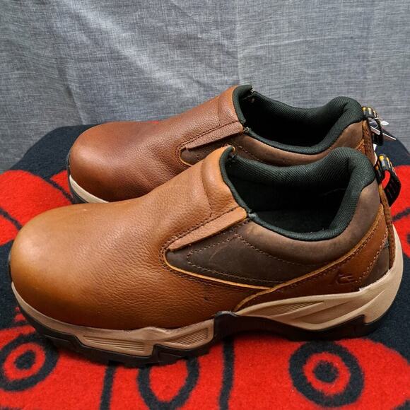 %Shoes For Crews Men's Bloodstone Brown Clog Work Shoes 7.5 New / D2